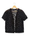 Chic Guipure Lace Open Front Cardigan - Flattering & Versatile Short Sleeve for Spring & Summer - A Must-Have Womens Wardrobe Essential