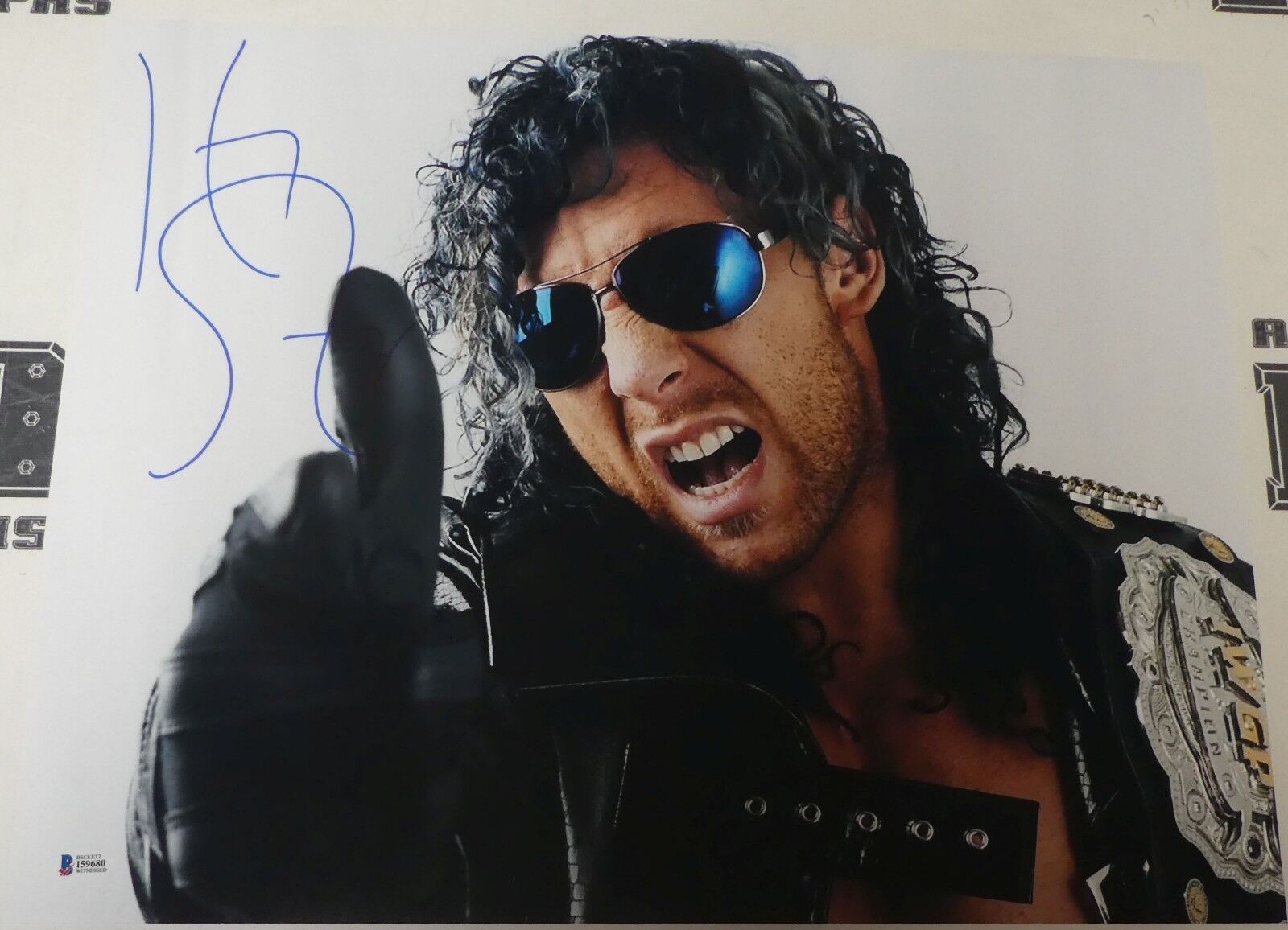 Kenny Omega Signed 16x20 Photo Poster painting BAS COA New Japan Pro Wrestling Bullet Club ROH 4