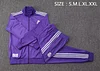 Joyfball 2025/2026 Real Madrid Long Zipped Jacket purple Retro version Soccer Jersey 1:1 Thai Quality 