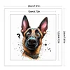 Dog-18CT Stamped Cross Stitch Kit(20x20cm)