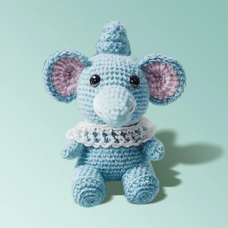 DIYarn - Mini Elephant Keychain Crochet Pattern For Beginners