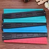 Plastic Irregular Shaper Profile Ruler Gauge Duplicator Contour Scales