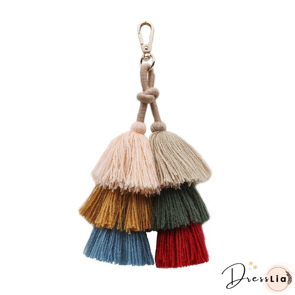 Paziye Bohemian Creative Tassel Bag Pendant
