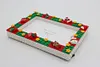 Chirstmas DIY Building Block Photo Frame Kit,Creative Handmade Assembled Photo Frame Handmade Craft Gift Home Tabletop Display Decor