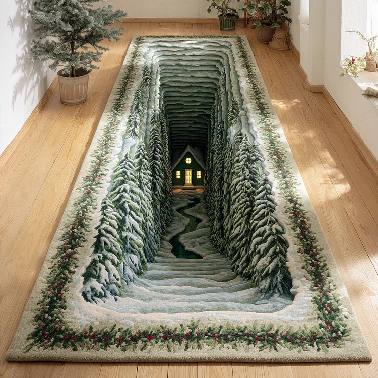 Emerald Christmas Village Runner Carpet NCU0HH1506