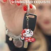 (US Local)6PCS  Christmas Dogs DIY Diamond Painting Keychain Diamond Art Keyrings