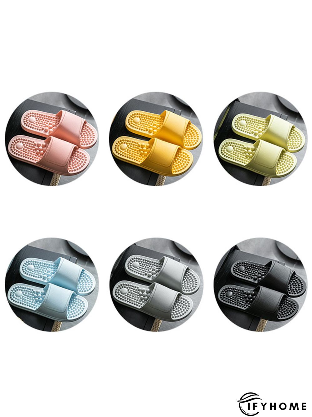 Massage Function Waterproof Bathroom Slippers | IFYHOME