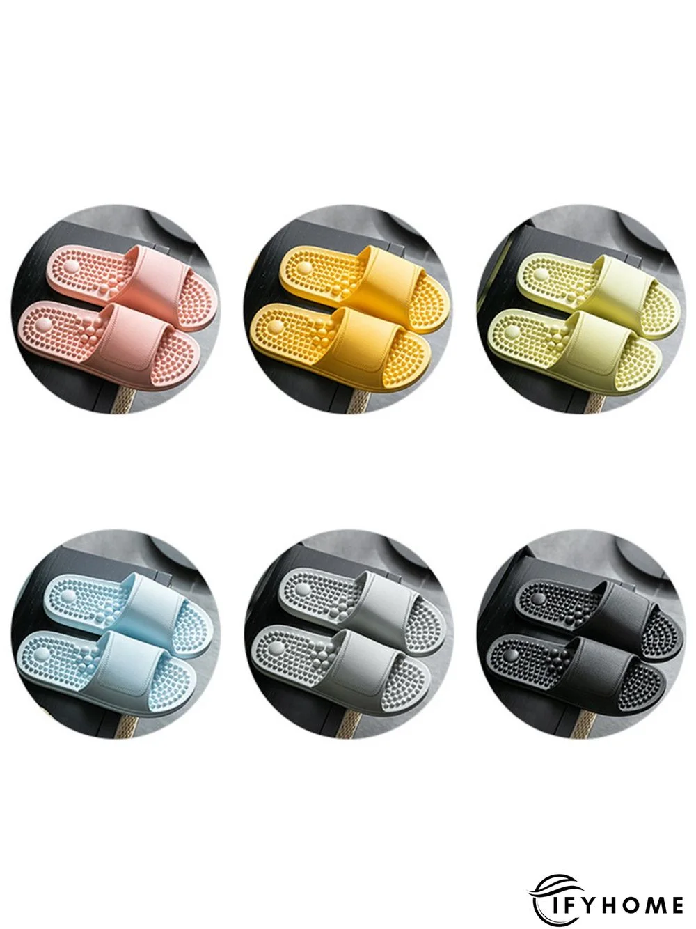 Massage Function Waterproof Bathroom Slippers | IFYHOME