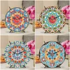 5D DIY Crystal Diamond Painting Wooden Handmade Mandala Clock Kits