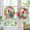 2Pcs couronne de perroquet - 5d bricolage artisanat pendentif