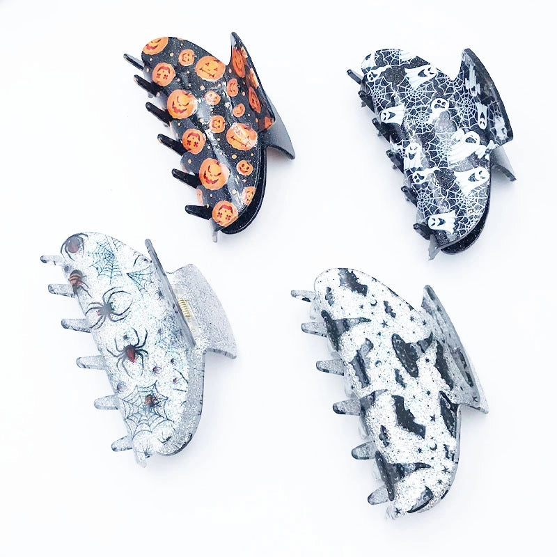 Halloween Lady Women’s Spider Web Arylic Hair Claws