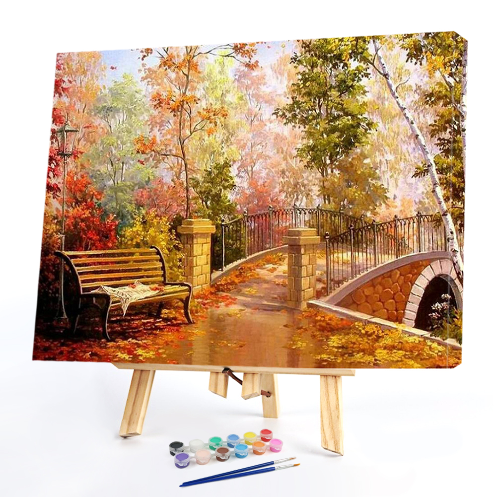 

40*50CM - Paint By Numbers - Bridge, 501 Original
