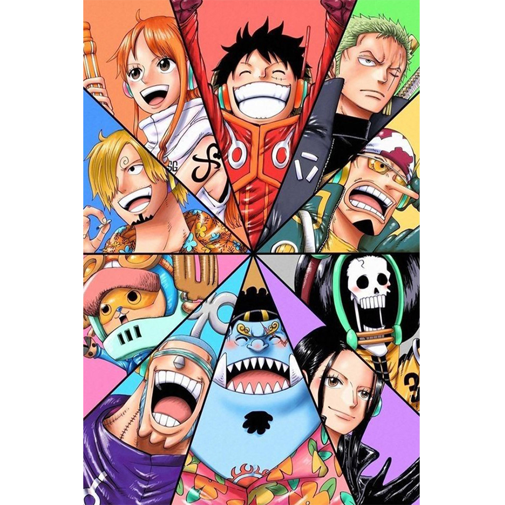 Straw Hat Pirates 40*60cm(canvas) full round drill diamond painting