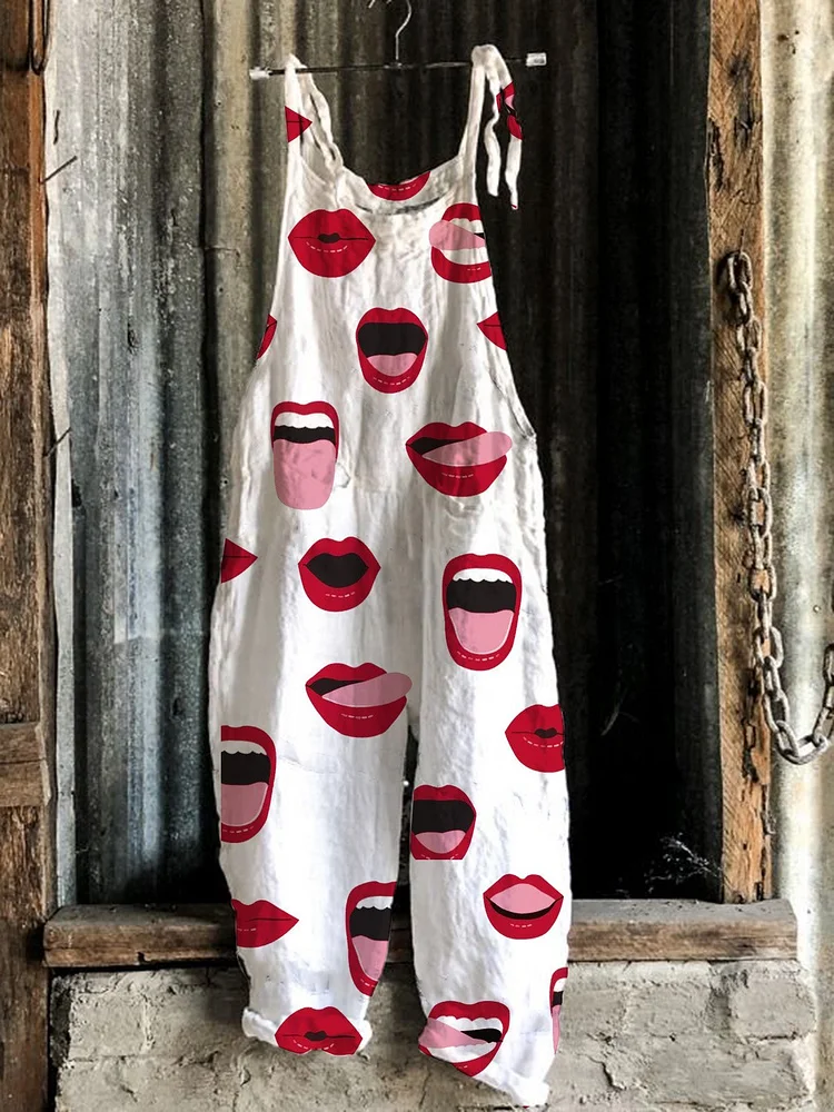 Mouth Casual One-Pieces Jumpsuit