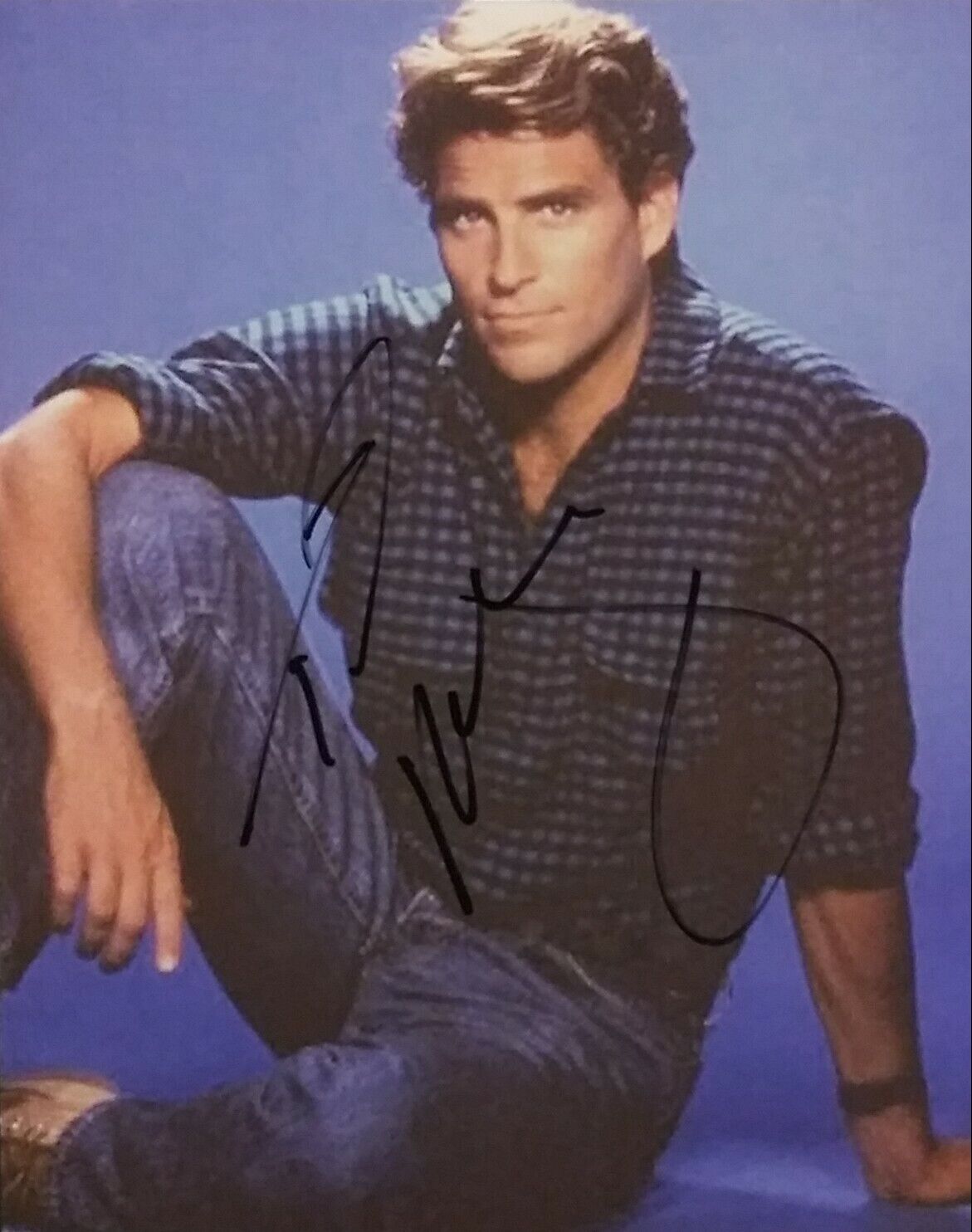 Ted McGinley signed 8x10