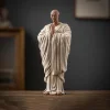 Zen Little Monk Buddhist Shami Meditation Sculpture Ceramic Figurines