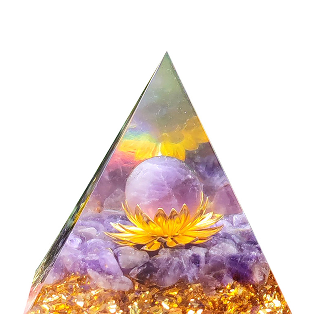 

5cm Natural Orgonite Pyramid Chakra, 501 Original