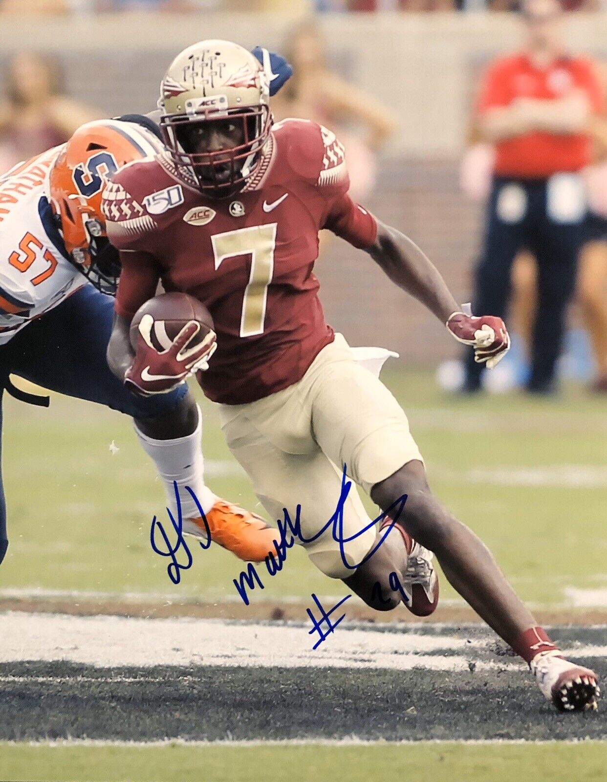 DJ Matthews Signed Autographed Florida State 8x10 Photo Poster painting Coa