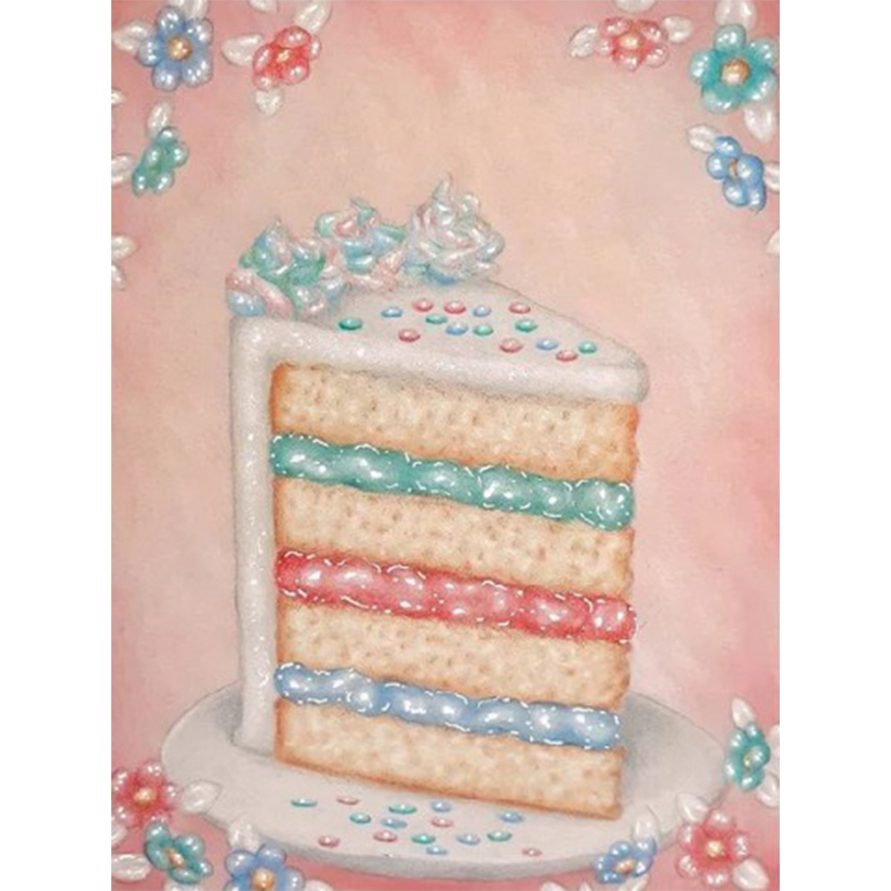 

(Multi-Size) Dessert - Round/Square Drill Diamond Painting, Square diamond 30*40cm, 501 Original