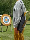 Traditional Bow Quiver Bag Archery Bow Storage Bag Arrow Training Equipment Bag