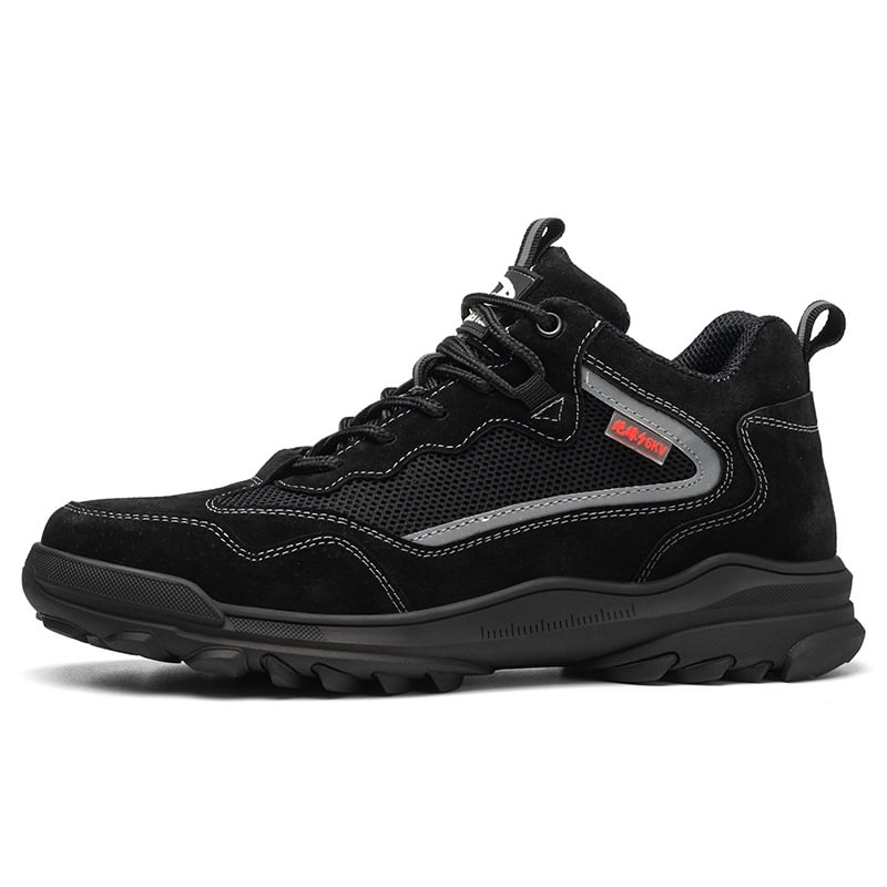 Men's Indestructible Steel Toe Safety Work Shoes/MTE-3 - Black