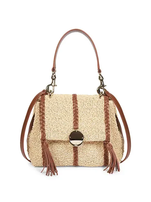 Chloé Penelope Woven Small Shoulder Bag