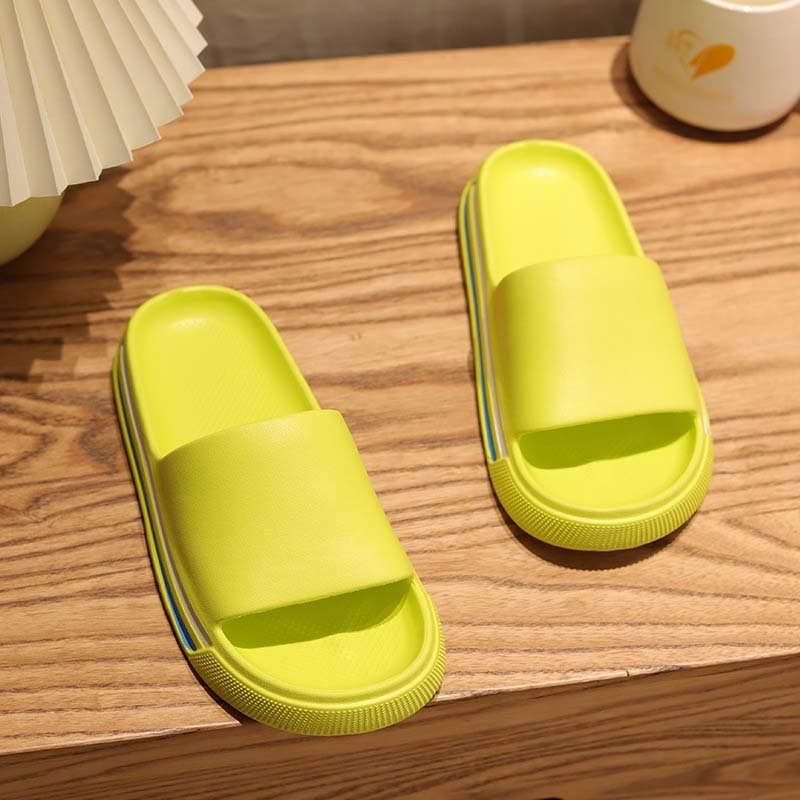 Letclo™ EVA Waterproof Solid Color Non-slip Couple Slippers letclo Letclo