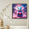 Diamond Painting -DIY Full Square Drill Heart Mouse(35x35cm)