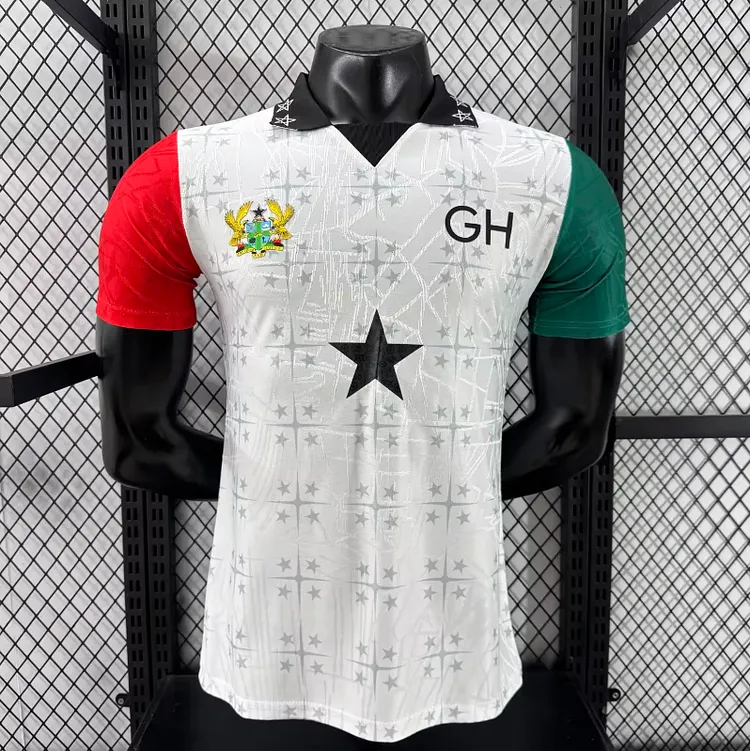 2025-26 Ghana White Commemorative Edition Jersey - Player Version