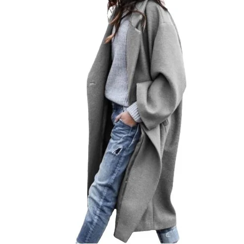 Nigikala Nigikala Women's Hot Women's Coat Casual Solid Color Temperament To Keep The Heating Hair Coat Women