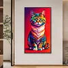 (40*70cm)Cat - Full Round Drill Diamond Painting