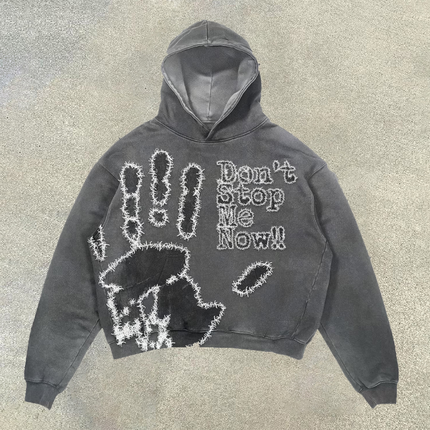 Retro style street style loose hoodie