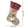 DIY Diamond Painting Christmas Stockings Hanging Ornaments Large Capacity Xmas Socks Pendant Wear Resist Candy Gift Storage Bags for Family Christmas Holiday Party Decoration (Snowman)