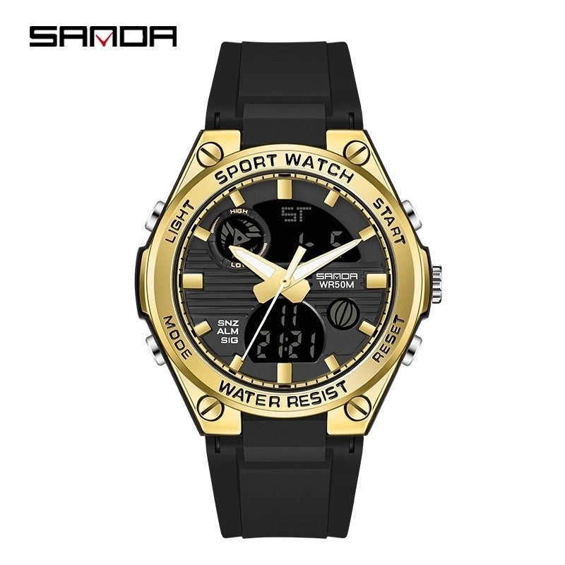 Modern Style Solid Color Electronic Men’s Watches