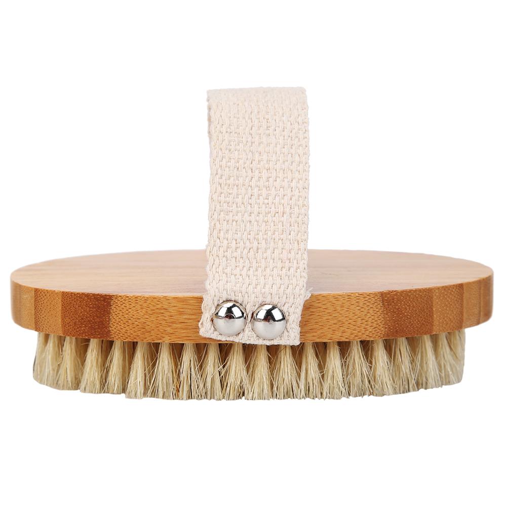 

Body Bath Brush Wooden Natural Bristles Massage Shower Spa Shower Brushes, 501 Original