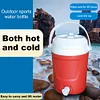 1 Gallon Drinks Jug with Handle 2 Water Outlet Large Capacity for Camping Hiking