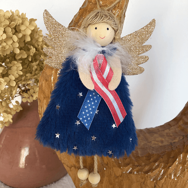 NEW - Handmade 4th of July Angels