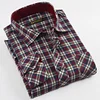 2020 Plaid Single Pocket Shirt