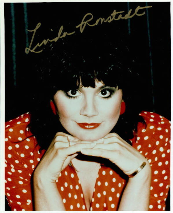 Linda Ronstadt vintage signed 8x10 Photo Poster painting In-person