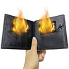 Premium Magic Fire Wallet, Magician Wallet, Magic Show Wallet, Incredible Magician Stage Street Show Props Novelty Wallet for Magician Magic Show Lovers