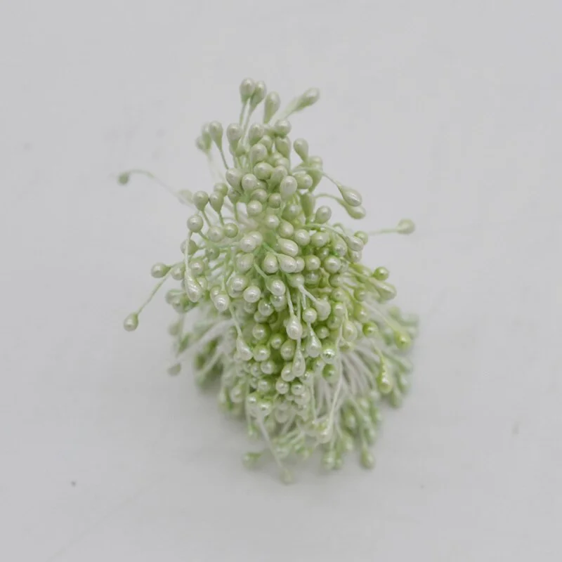 1 Bundle= (500PCS )Artificial Flower Double Heads Stamen Pearlized Craft Cards Cakes Decor Floral for home wedding party decor