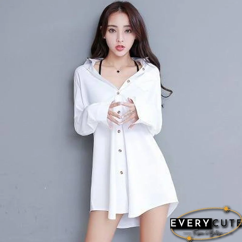 White Shirt Women's Blouse Long Sleeve Autumn Blusas Plus Size Casual Vintage Winter Pink Chemisier Femme Tops Blusa Ladies