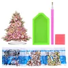 DIY Xmas Tree Diamond Painting Single-sided Acrylic Desktop Ornaments
