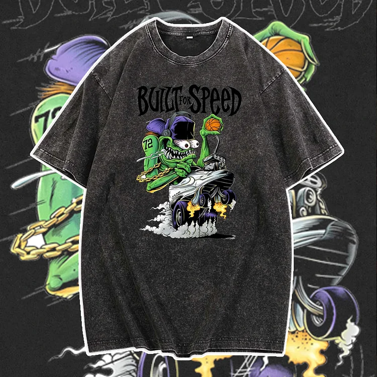 Davidhawaii100% Cotton Casual Mens Funk Skate T-Shirt-100%Cotton