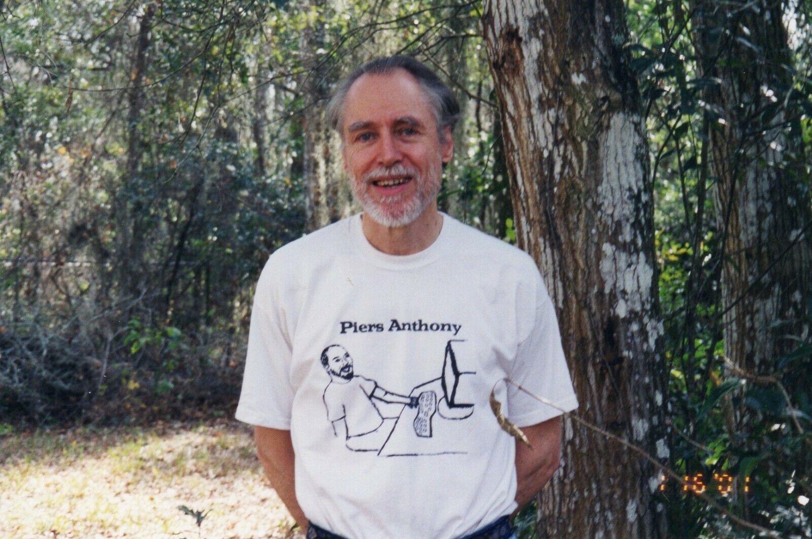 PIERS ANTHONY AUTOGRAPH, AUTHOR, SCIFI, FANTASY, XANTH