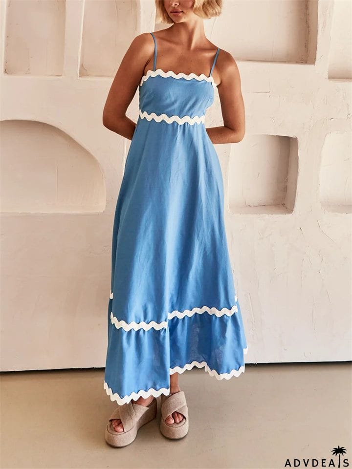 Ladies Summer New Trendy Beach Strappy Dresses