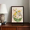 Diamond Painting-DIY Special Shaped Drill Pearl Painting Flowers and Birds(30x40cm)