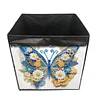 (US Local)DIY Diamond Painting Storage Box Canvas Organizer Box Diamond Painting Kit (E)