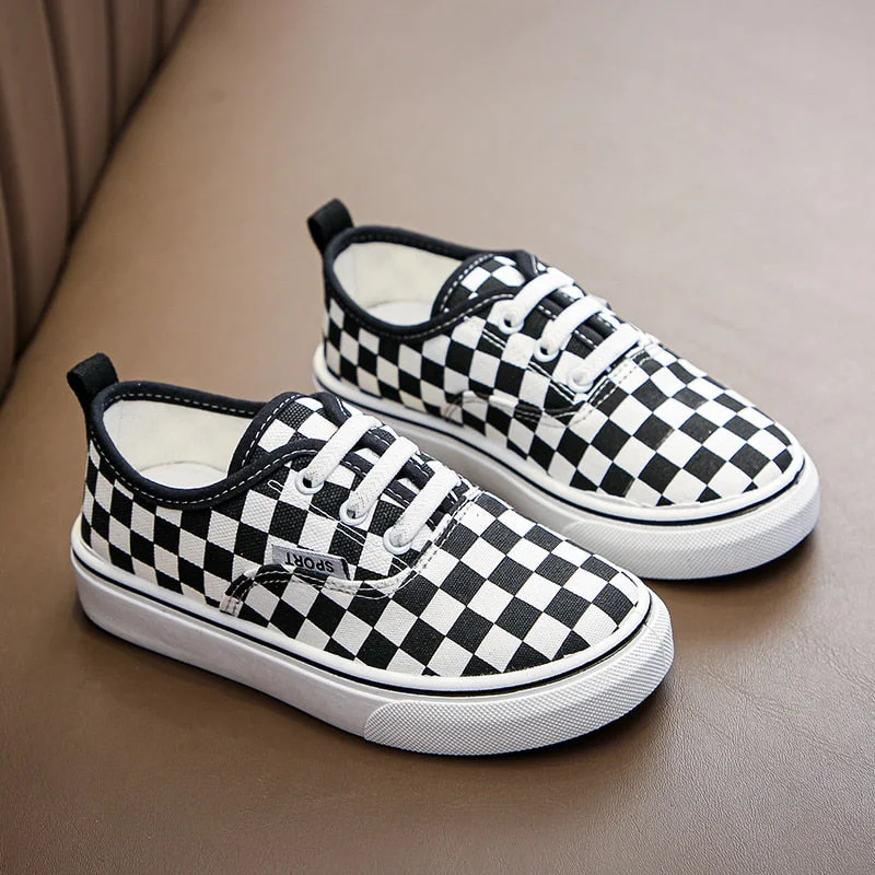 Children Canvas Shoes Fashion Classic Simple Soft Comfortable Boys Sneakers Girls Casual Shoes Children Skate Shoes Leopard New