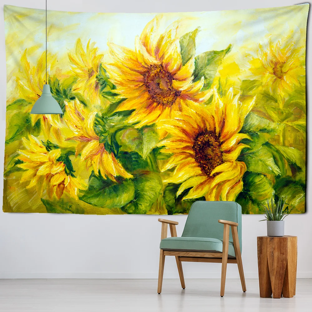 Nigikala Sun Moon Custom Tapestry Psychedelic